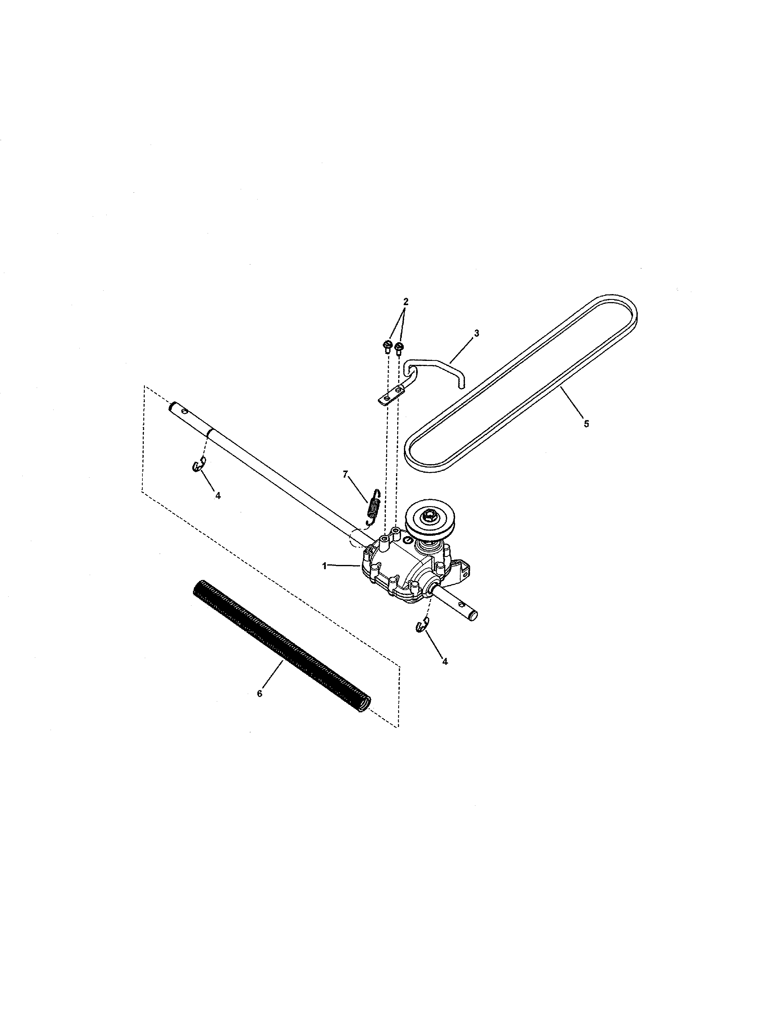 Snapper SXPV2270HW (7800776) transmission diagram