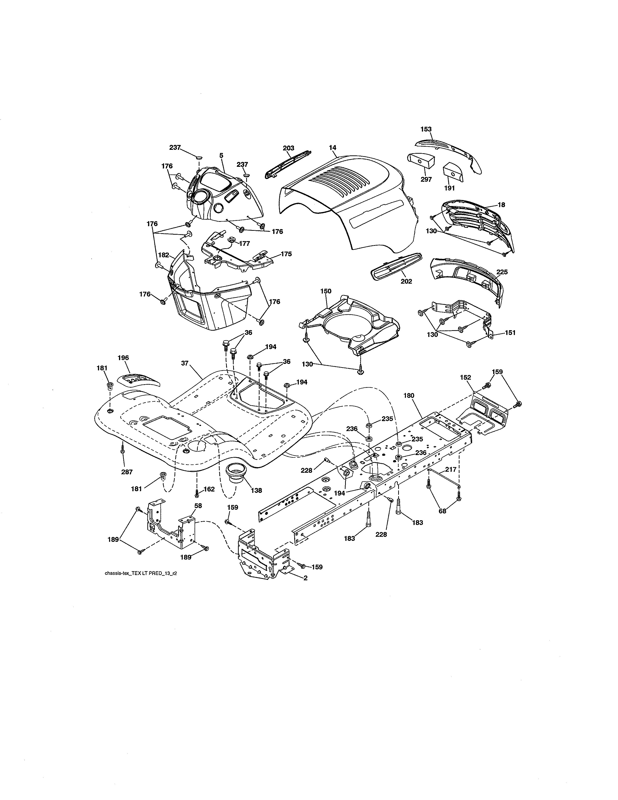 Craftsman 917289081 chassis diagram