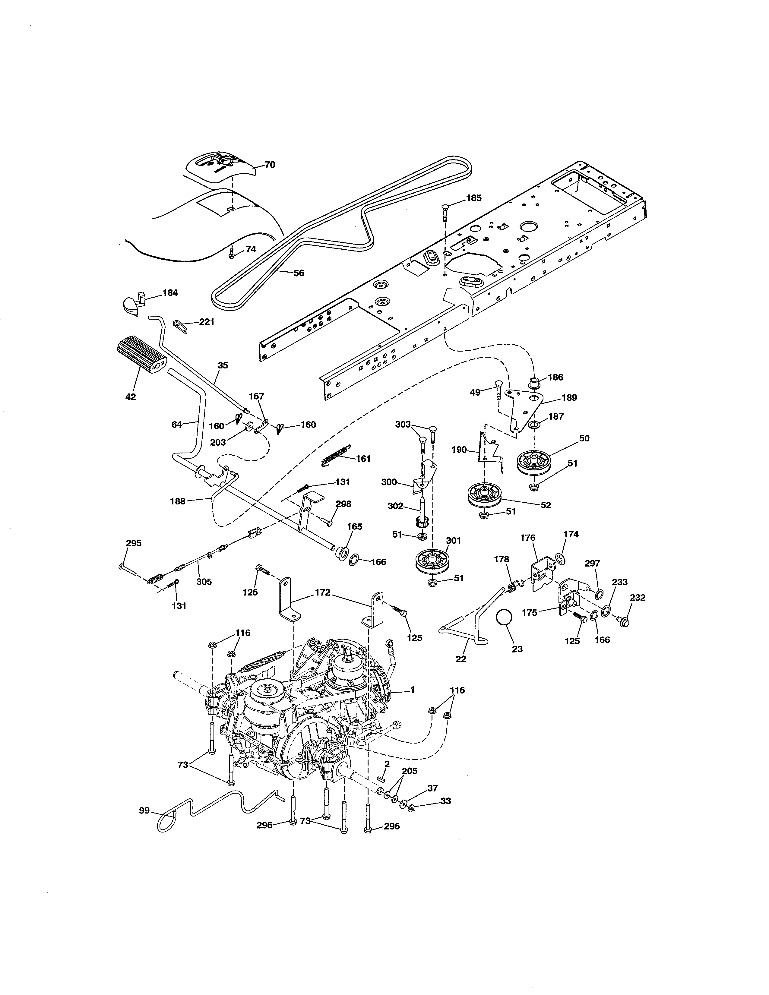 Craftsman 917289081 ground drive diagram