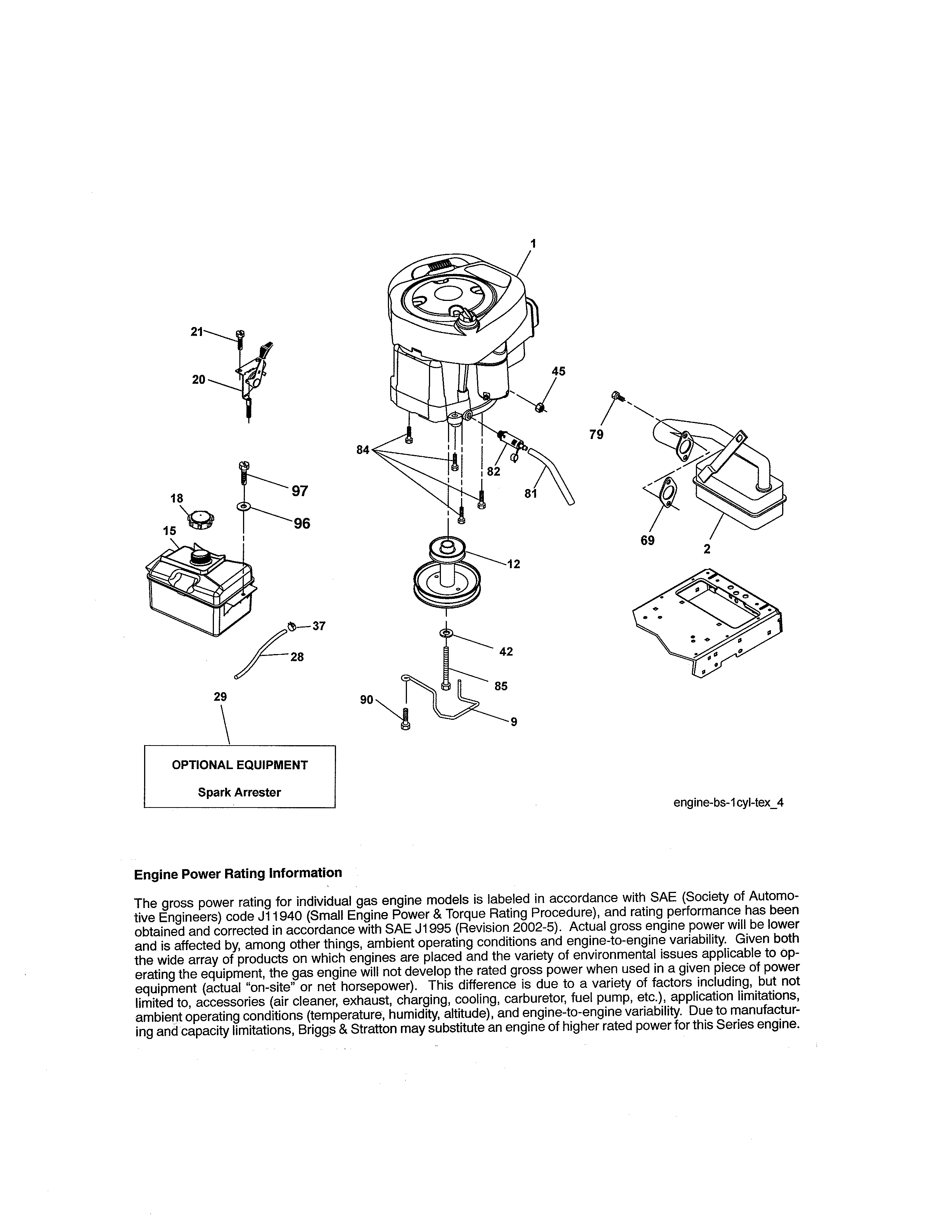 Craftsman 917289081 engine diagram