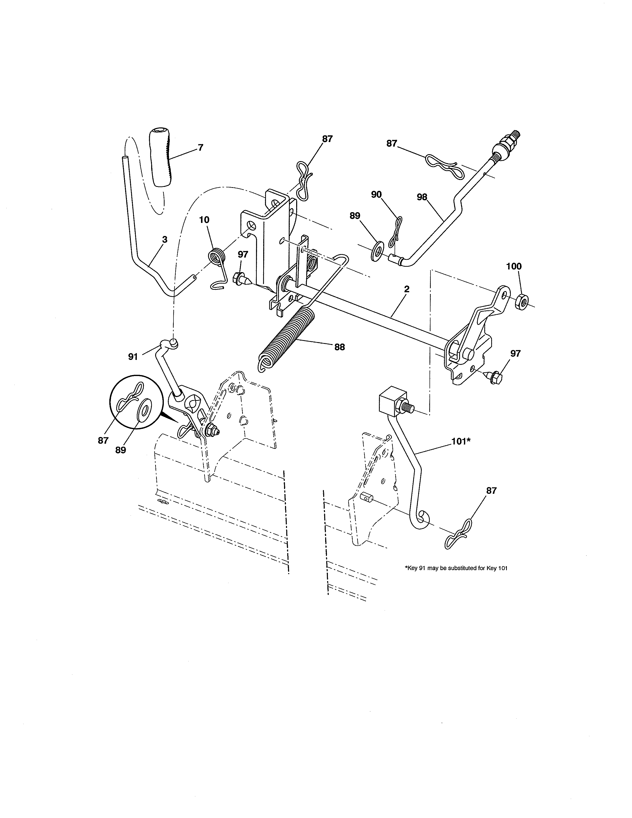 Craftsman 917289081 lift diagram