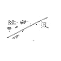 Craftsman 13953904D rail assembly diagram