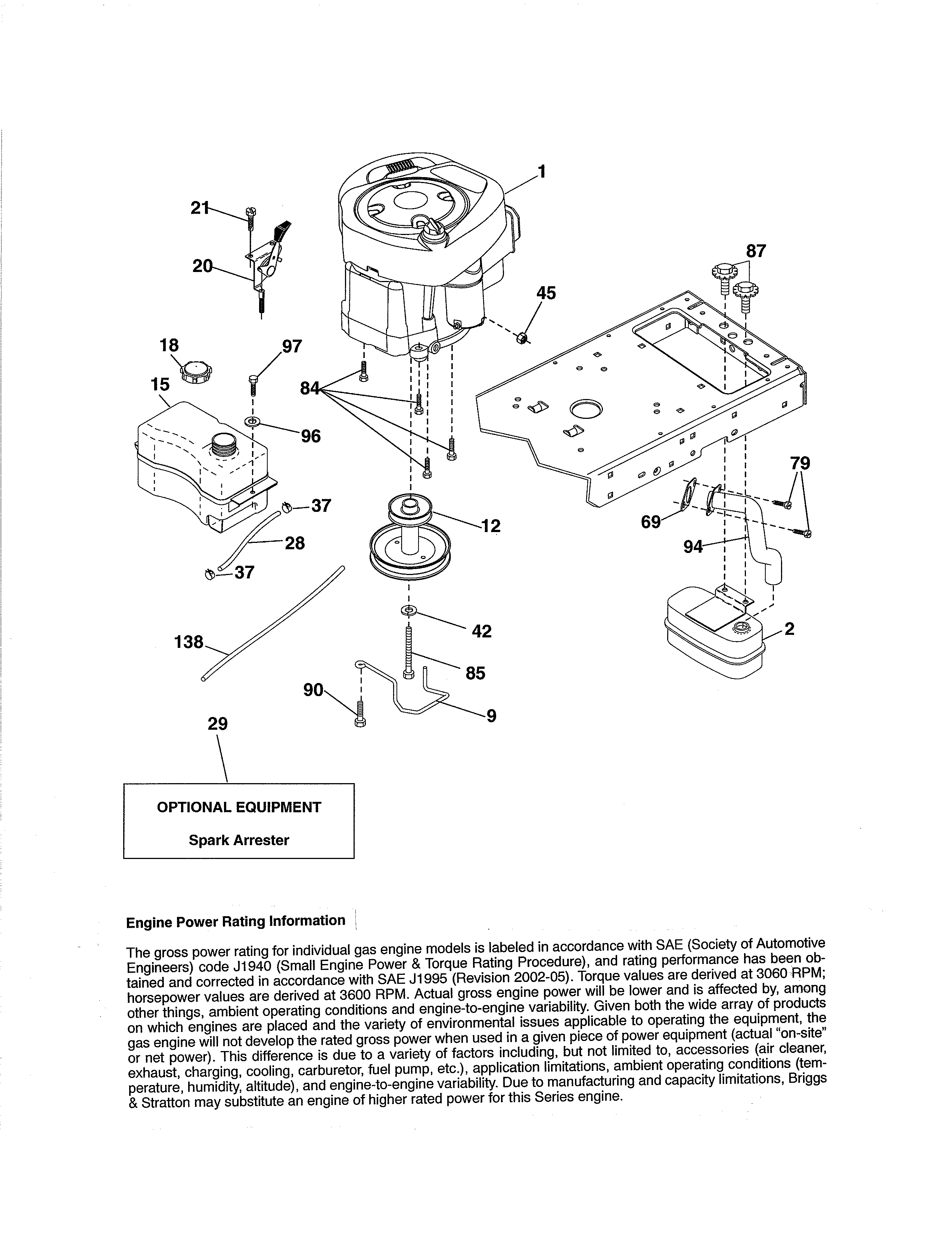 Craftsman 917288515 engine diagram