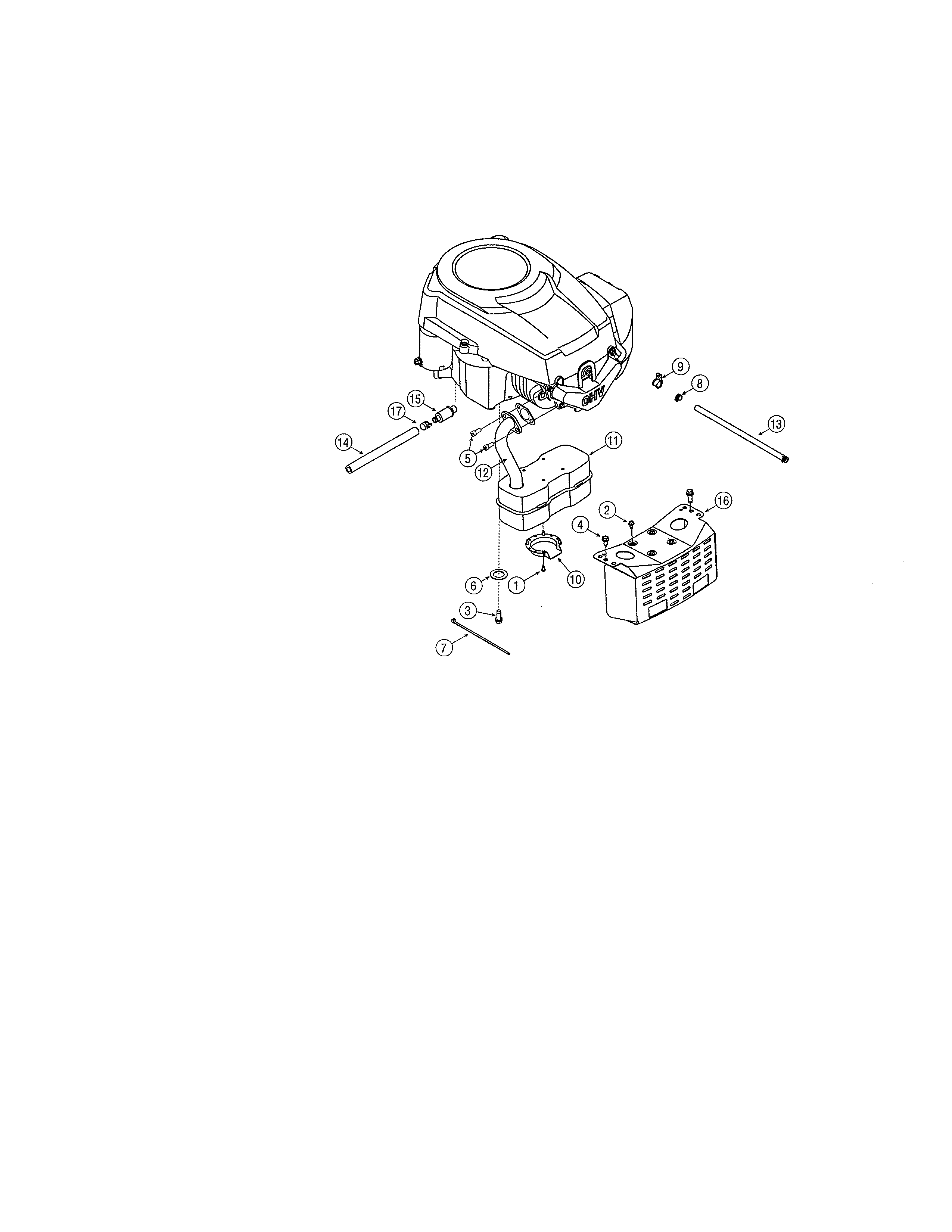 MTD 13AX615H730 kohler courage single cylinder engine diagram