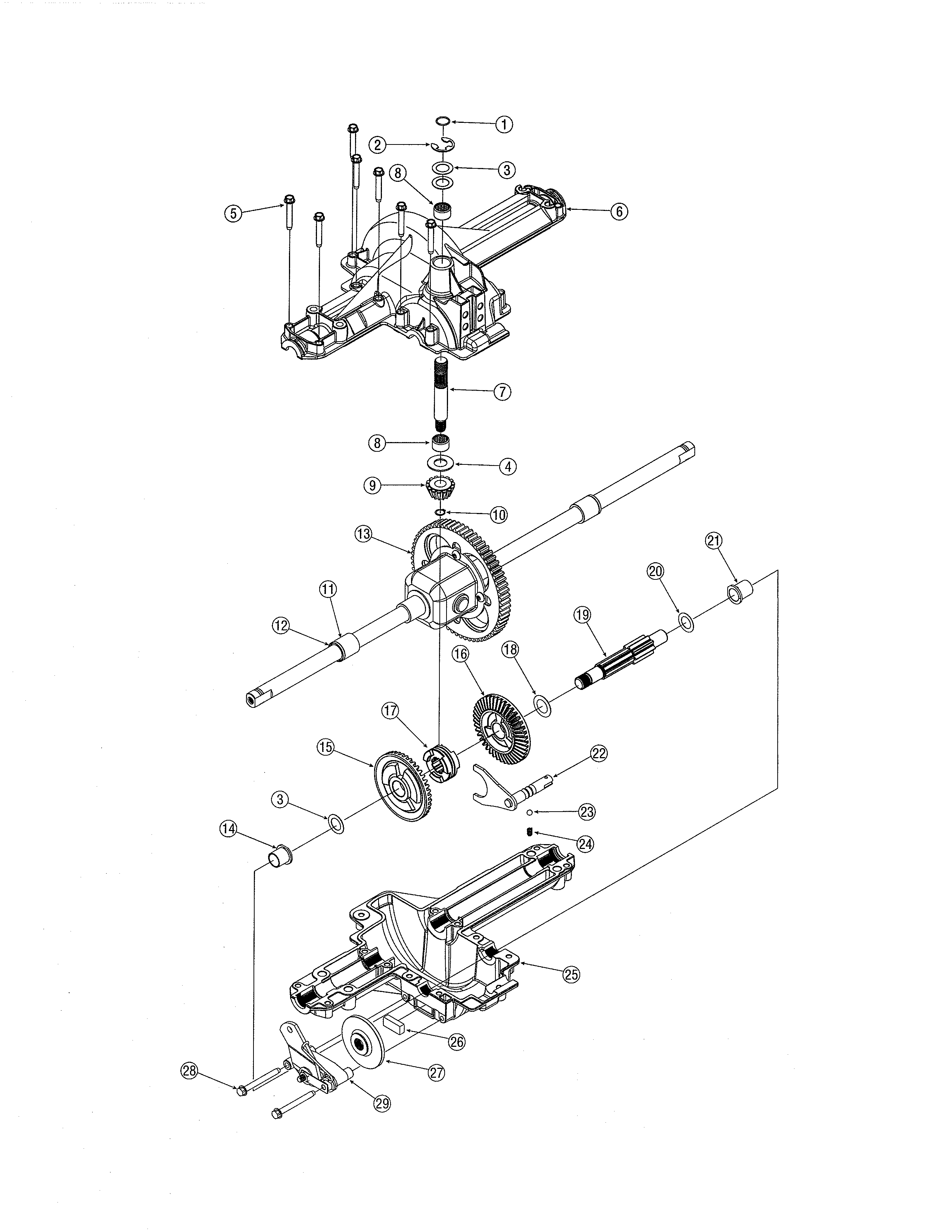 MTD 13AN771G731 differential diagram