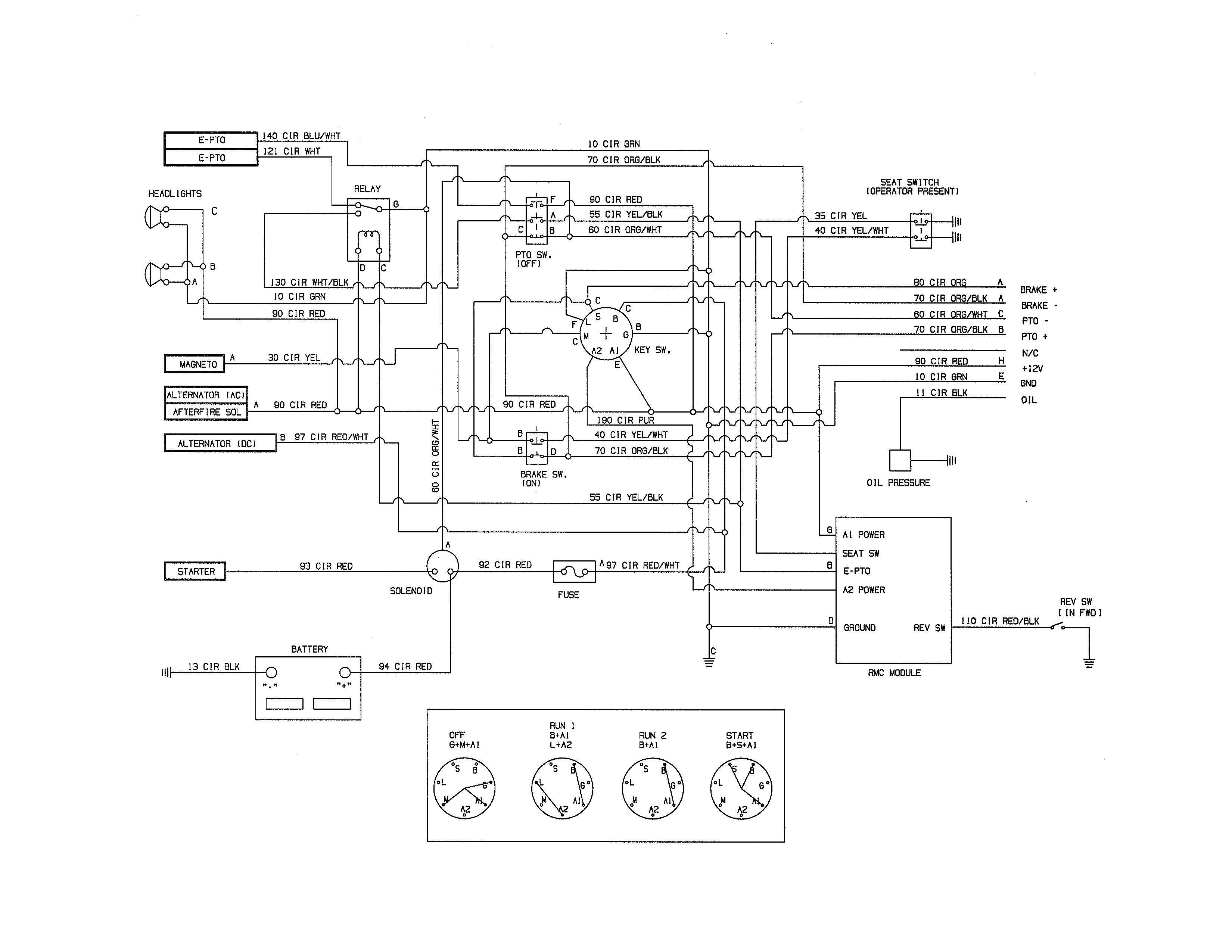 MTD 13AP625K730 wiring diagram diagram