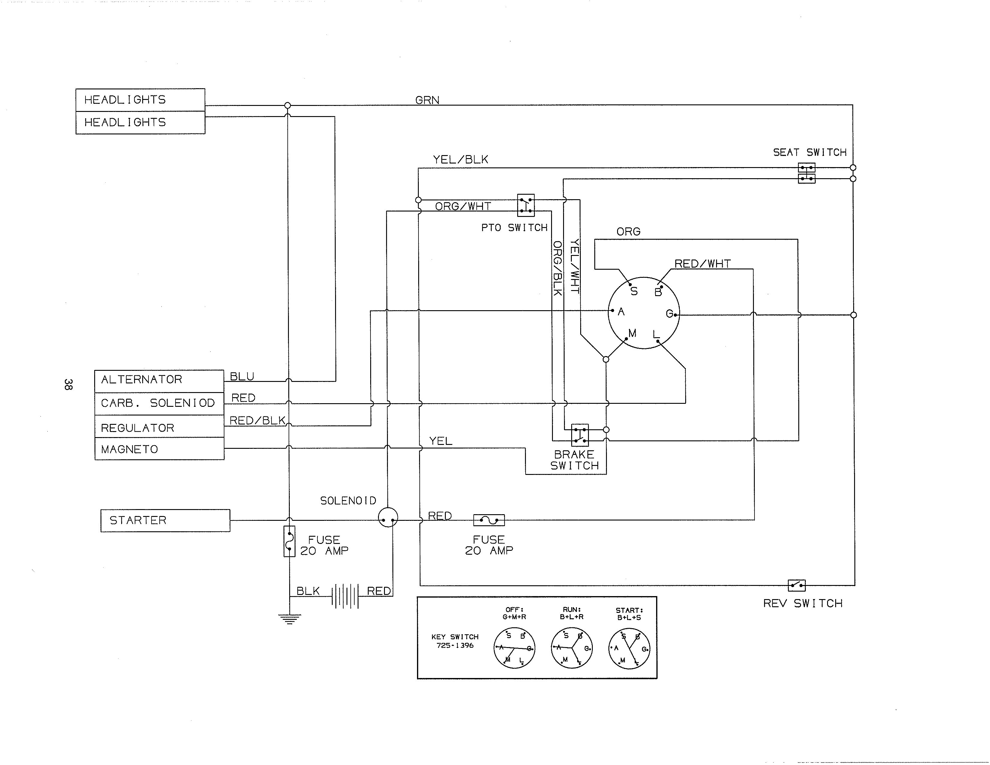 MTD 13AC650F700 wiring diagram diagram