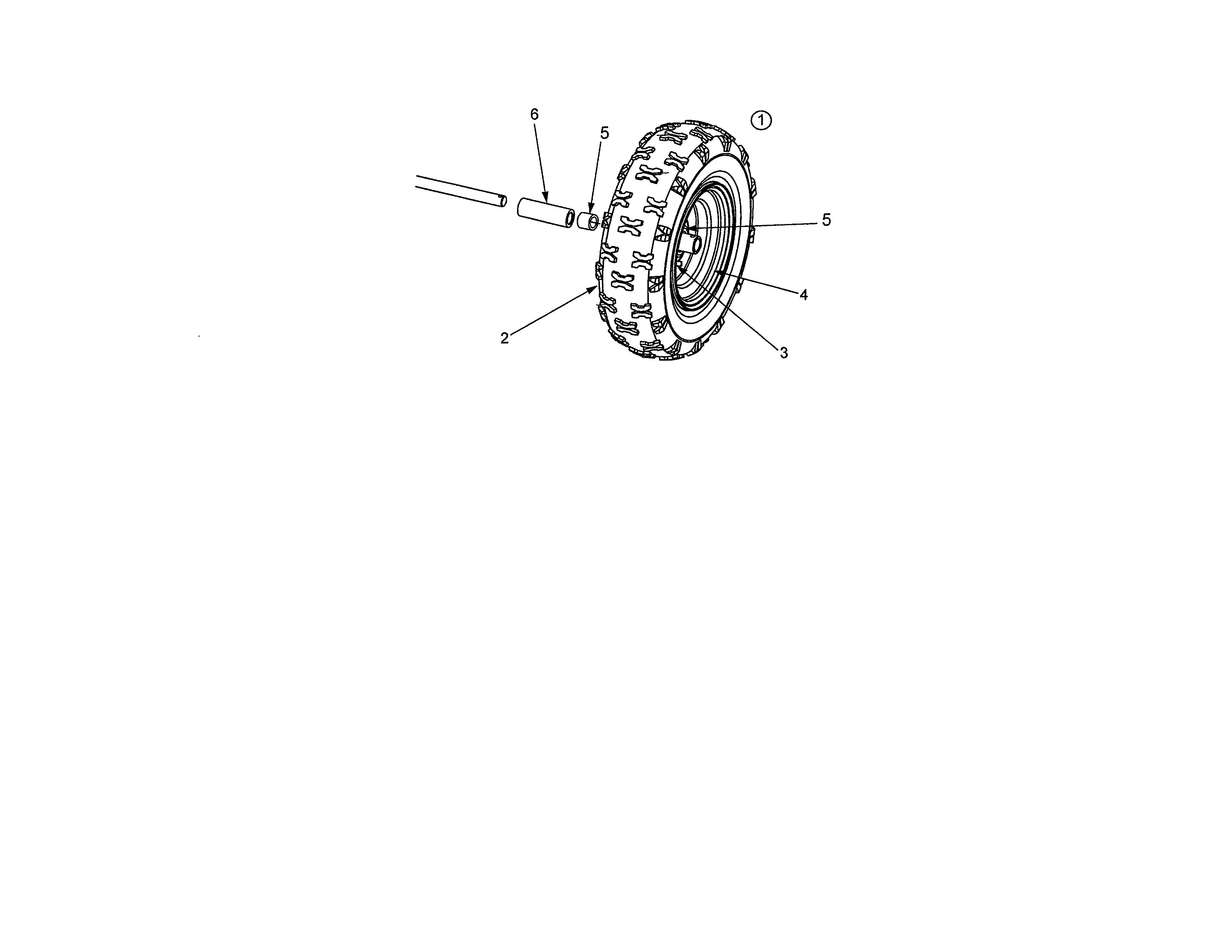 MTD 31AS611E352 wheel diagram
