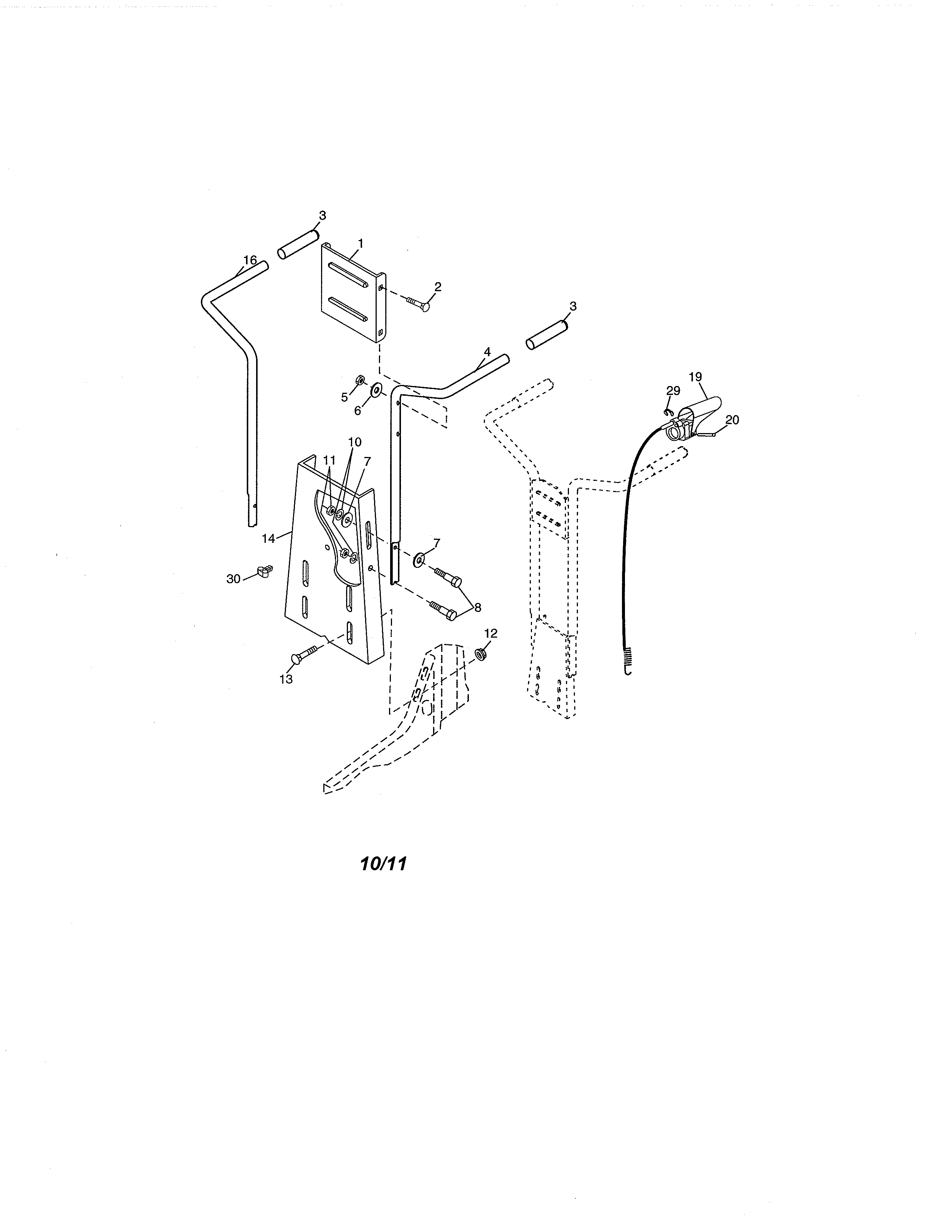 Craftsman 917297016 handles diagram