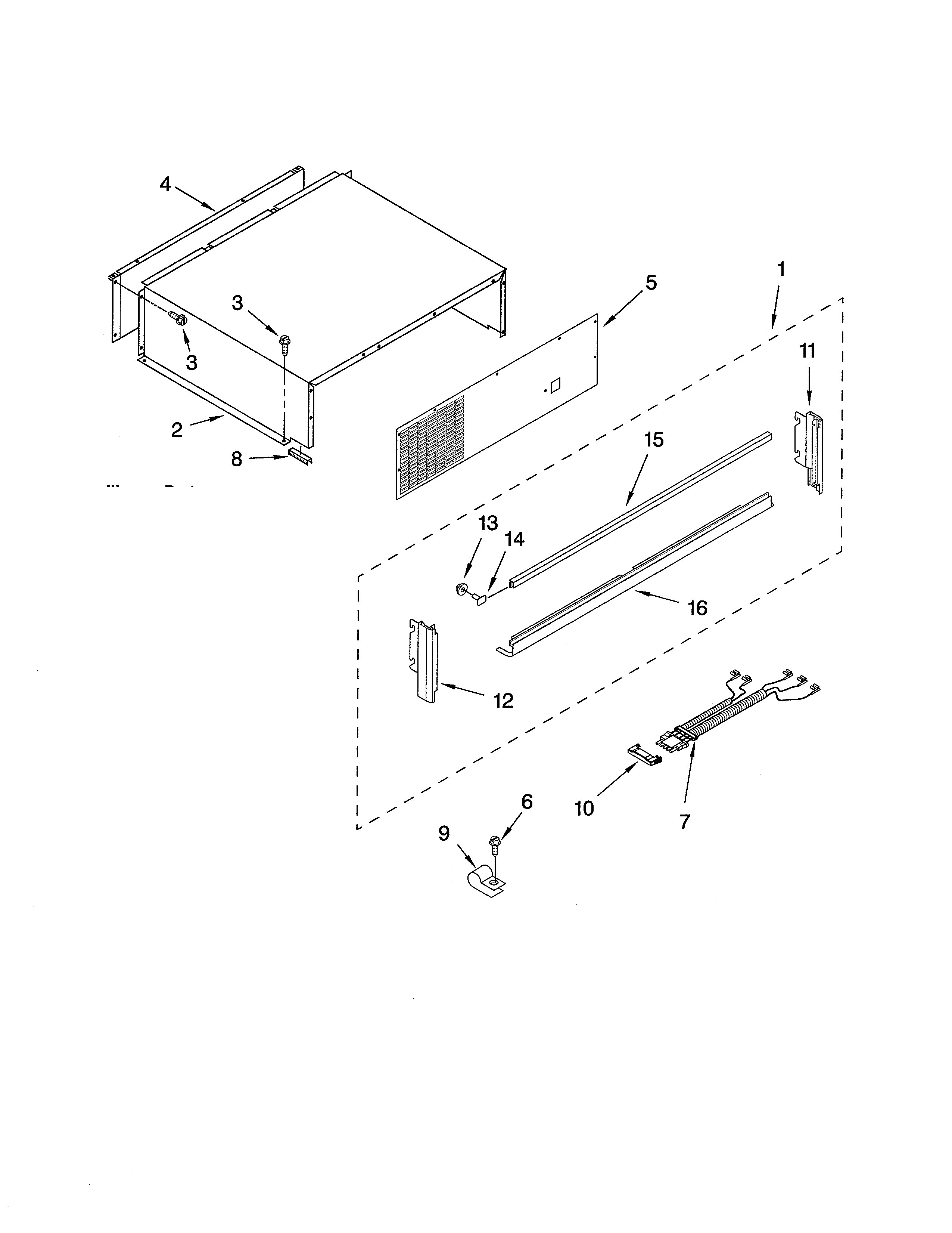 KitchenAid KSSO42QMB01 top grille/unit cover diagram