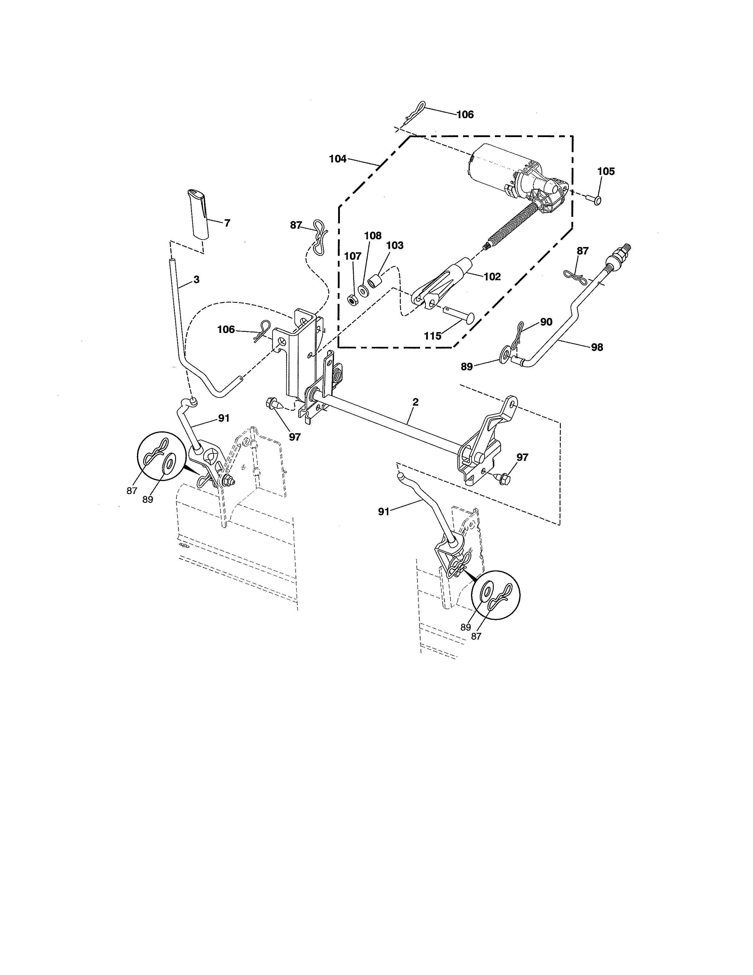 Craftsman 917288720 lift diagram