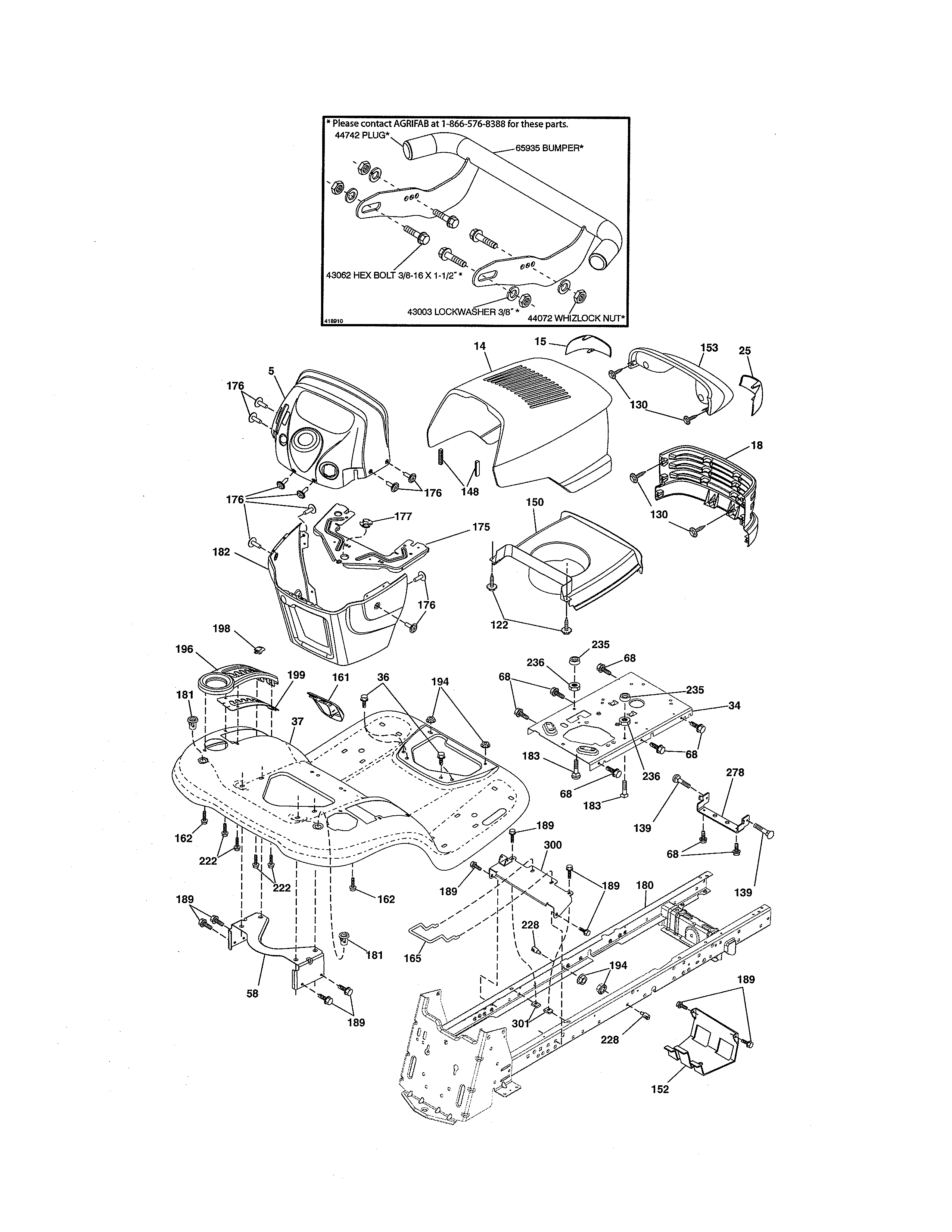 Craftsman 917288740 chassis & enclosures diagram