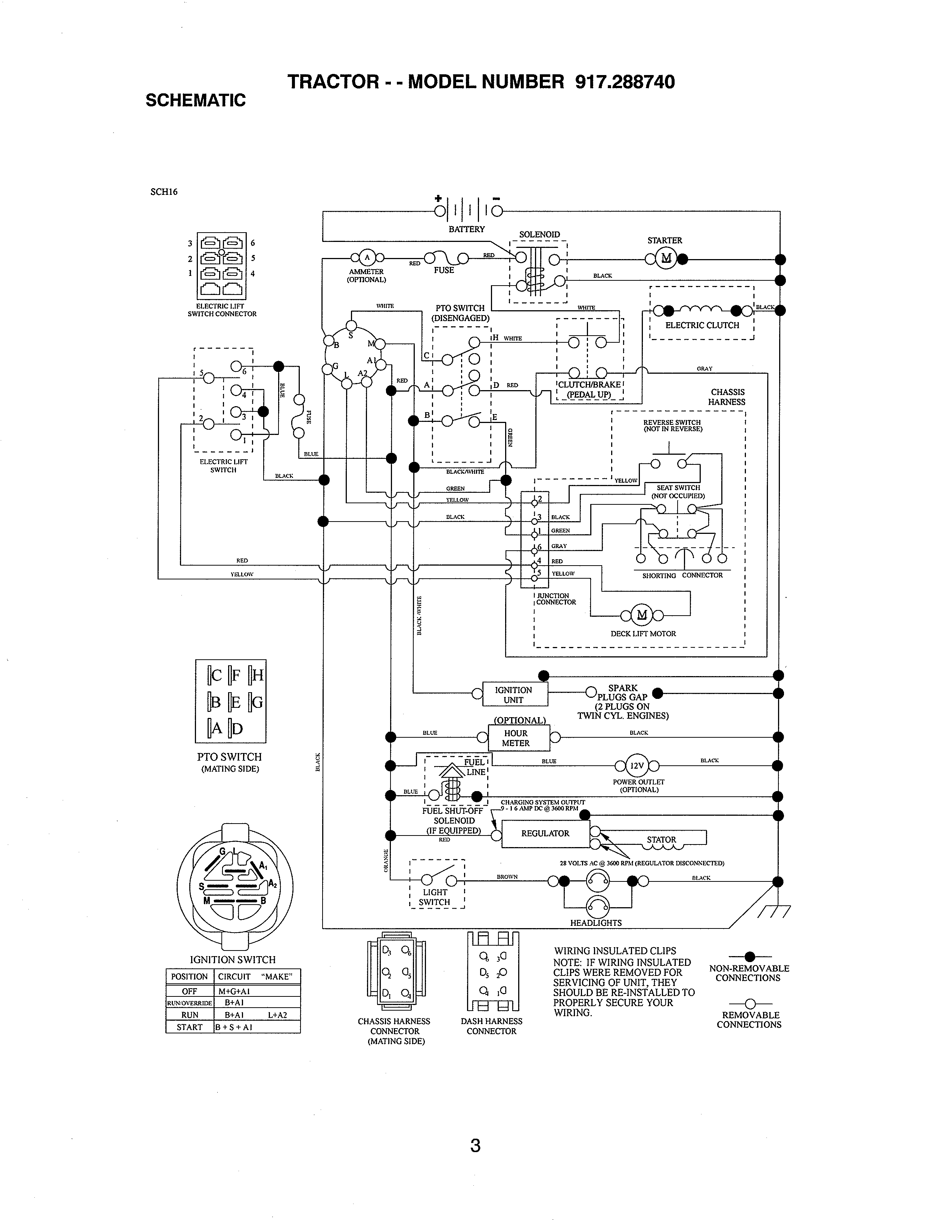 Craftsman 917288740 schematic diagram diagram