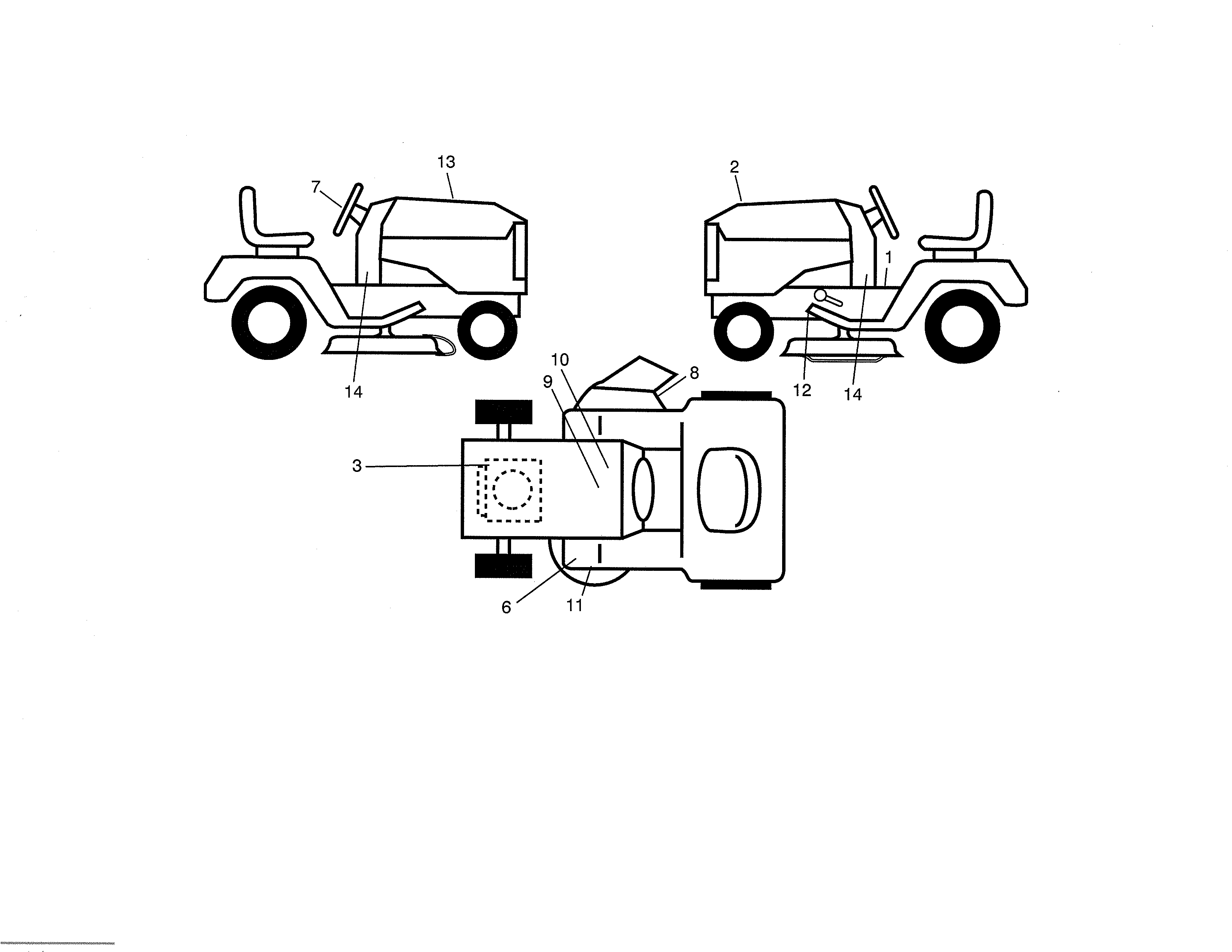 Craftsman 917289740 decals diagram