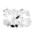 Craftsman 917255501 engine/housing/handle diagram