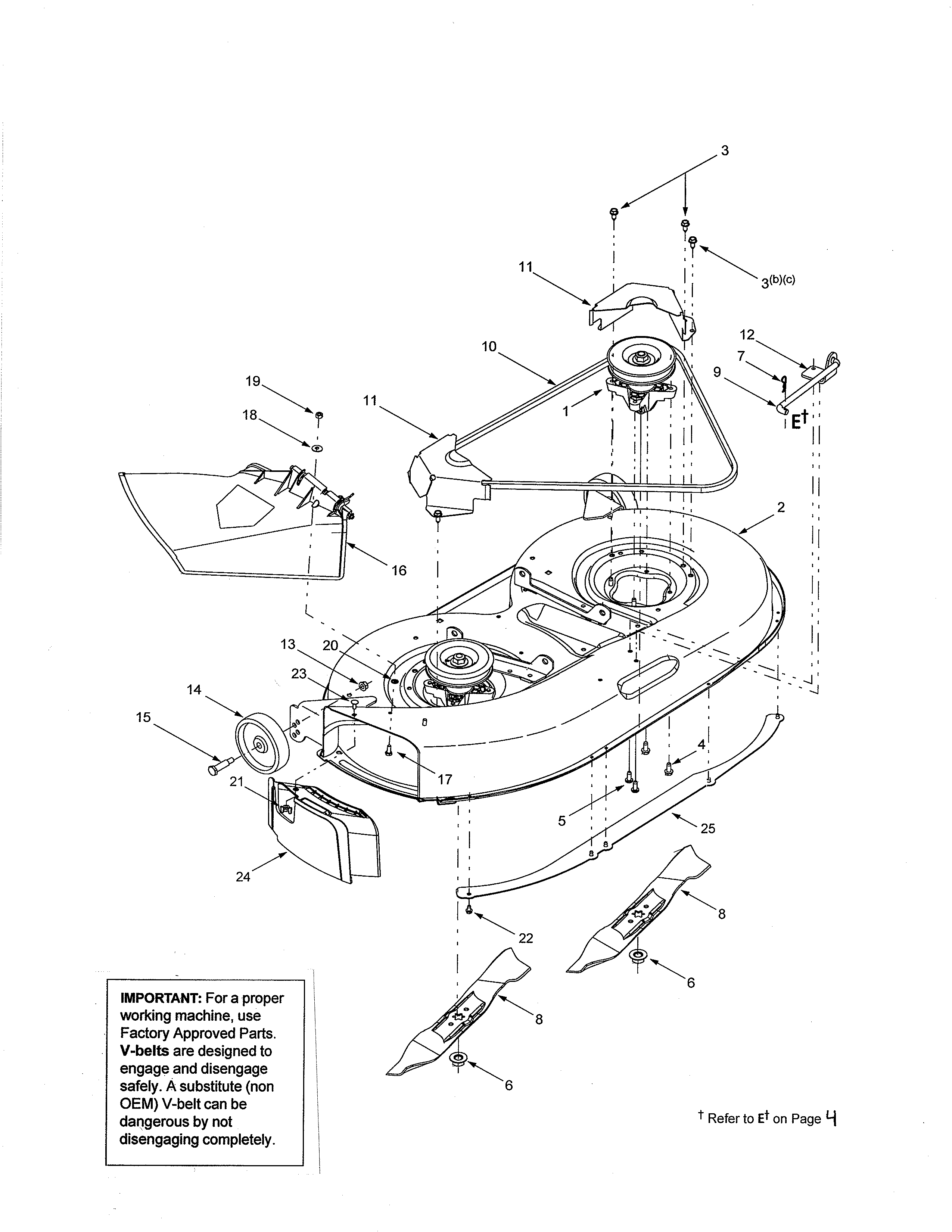 MTD 13AF698G722 deck diagram