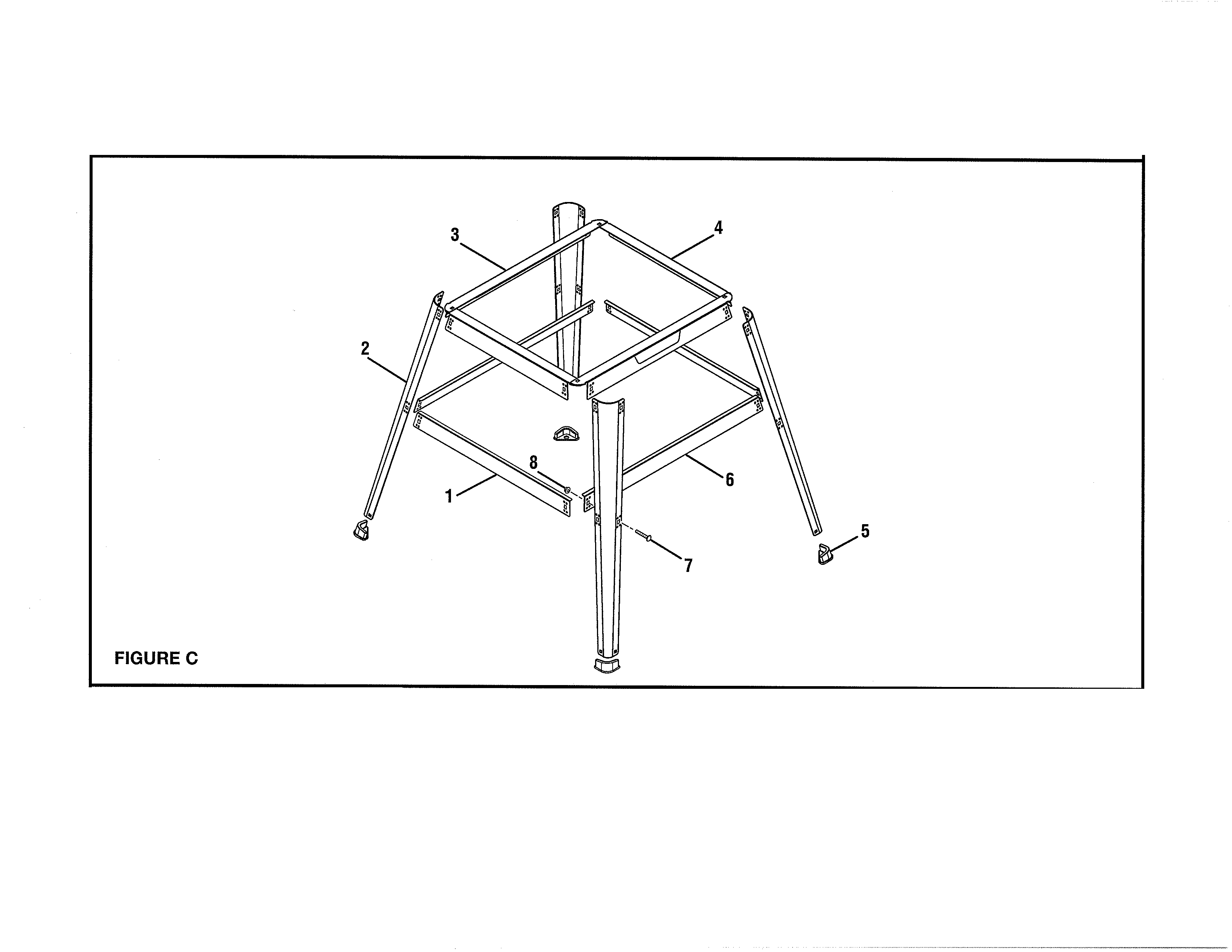 Craftsman 315284610 stand diagram