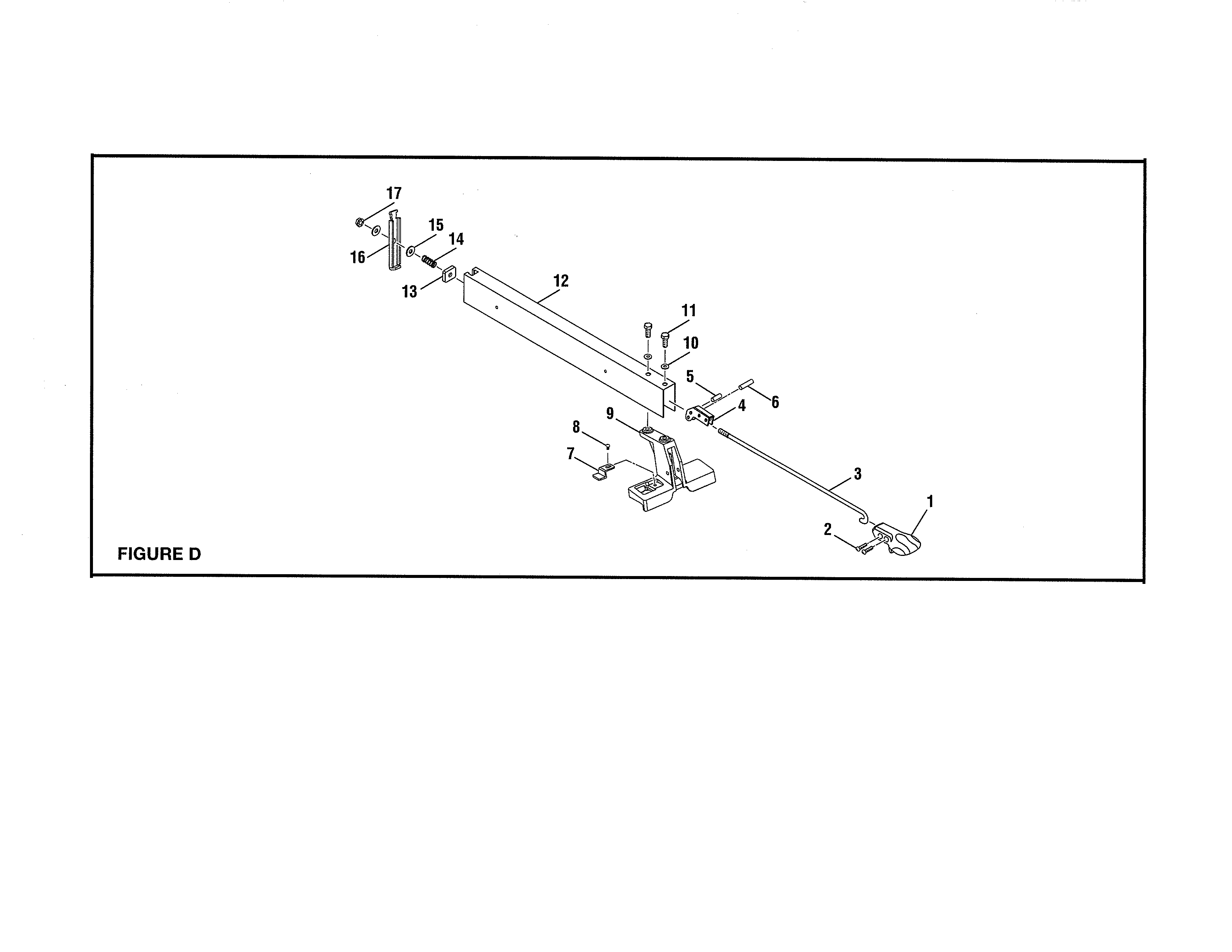Craftsman 315284610 fence diagram