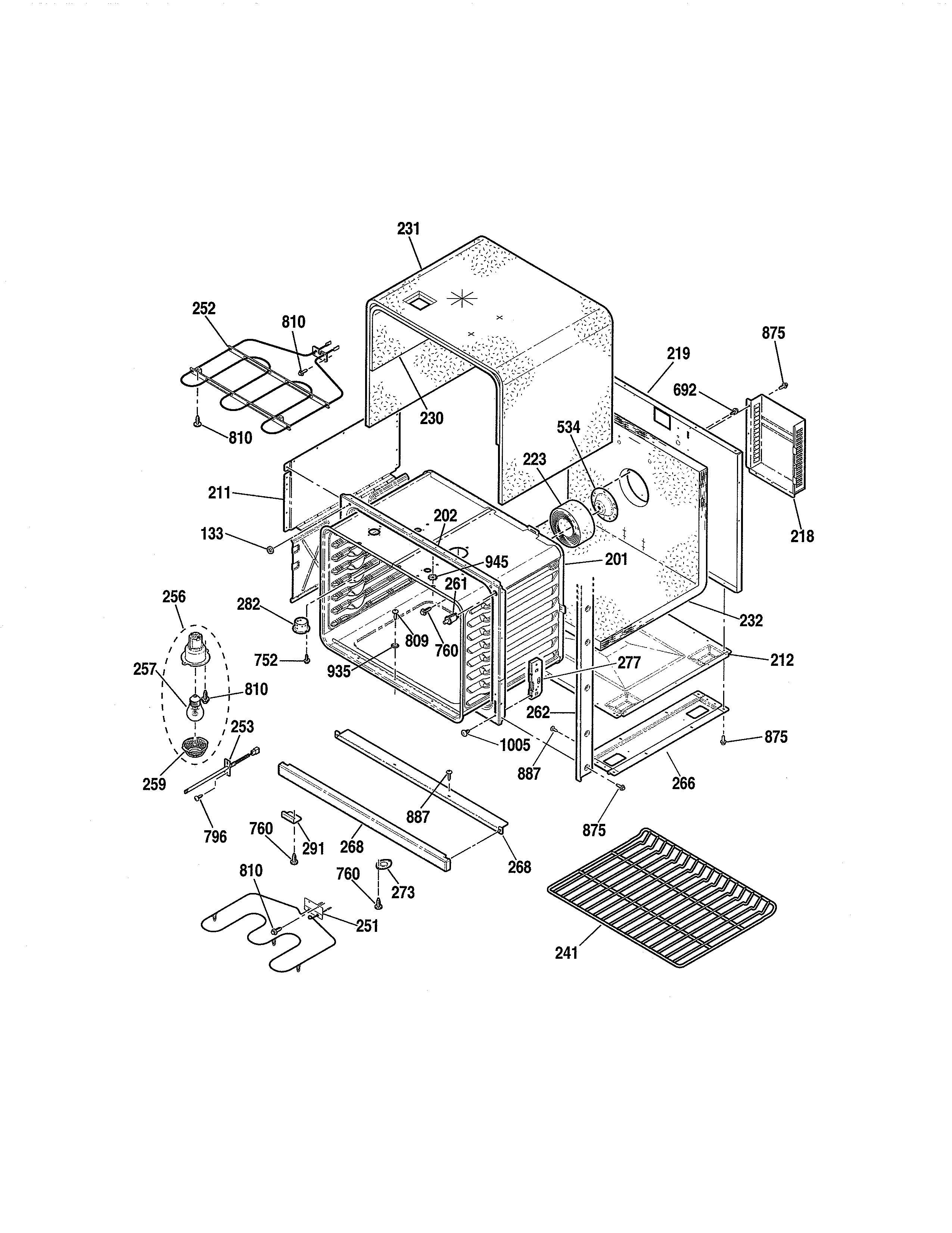 Kenmore 91147754200 lower body section diagram