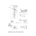 Husqvarna 917384590 carburetor/fuel tank/muffler diagram