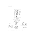 Husqvarna 917384590 rewind starter/blower housing diagram