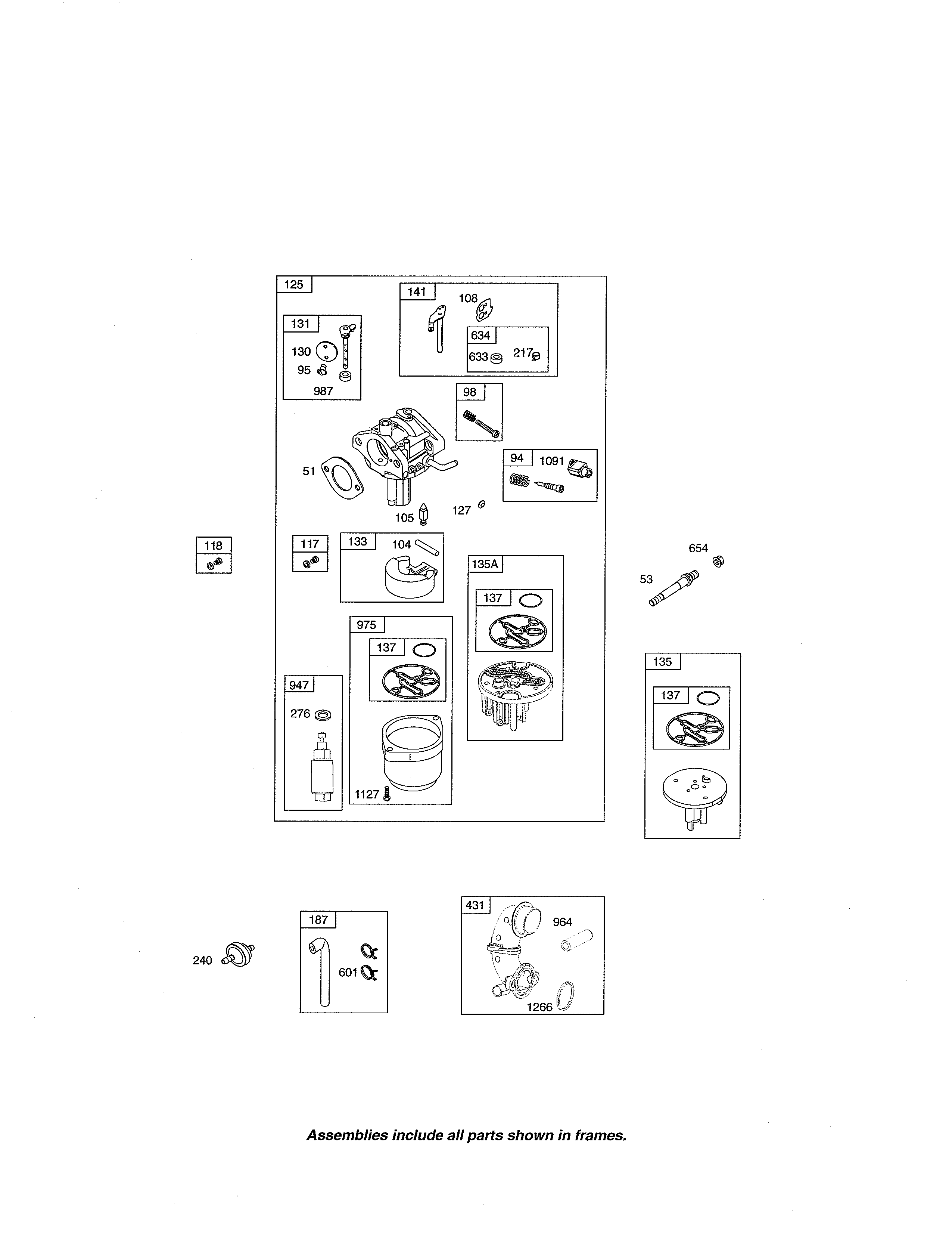 MTD 13BJ78SS099 carburetor diagram