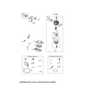 Briggs & Stratton 09P702-0007-F1 carburetor/gasket sets diagram