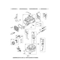 Craftsman 247370310 cylinder/crankshaft/sump diagram