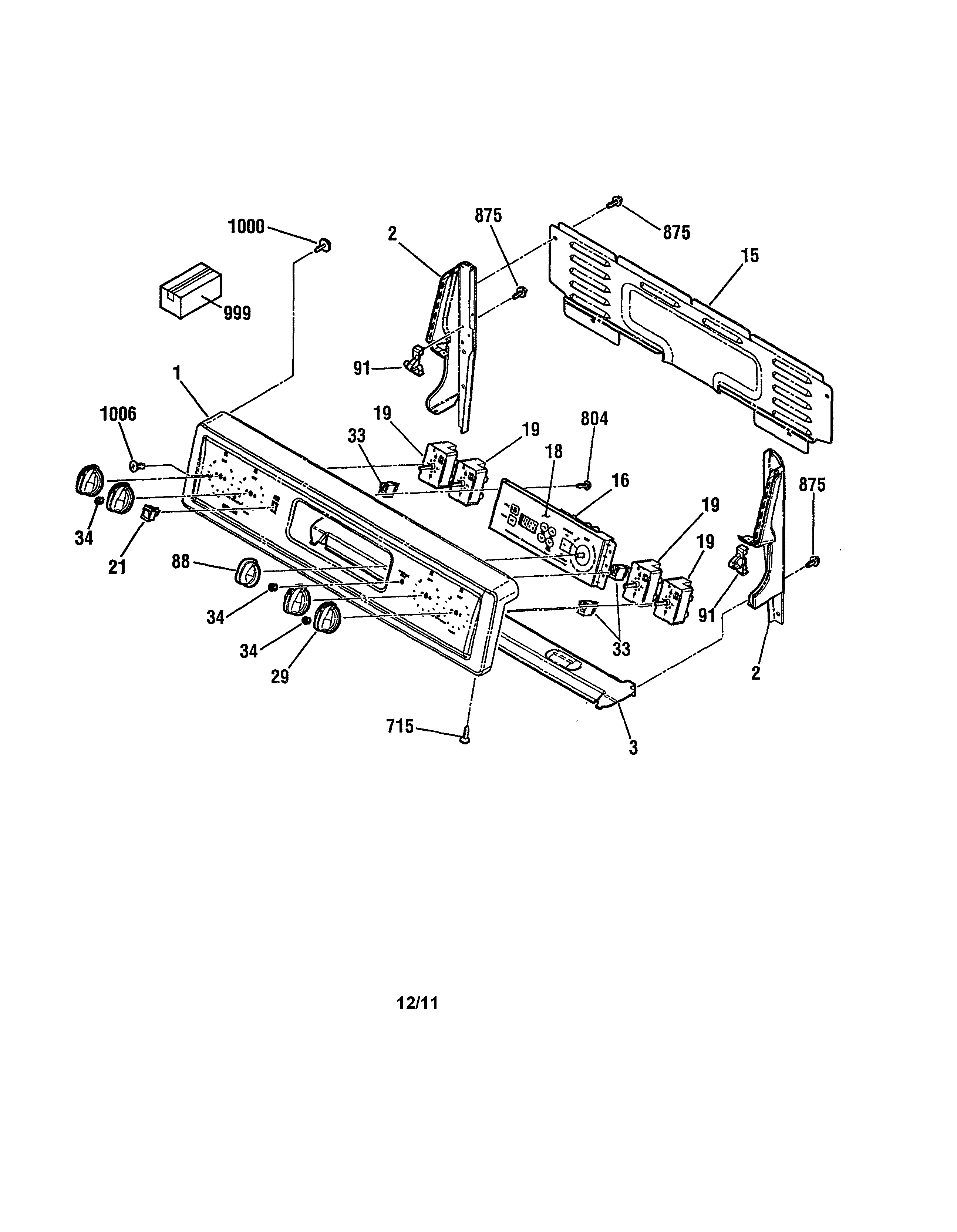 Kenmore 91195508990 backguard diagram