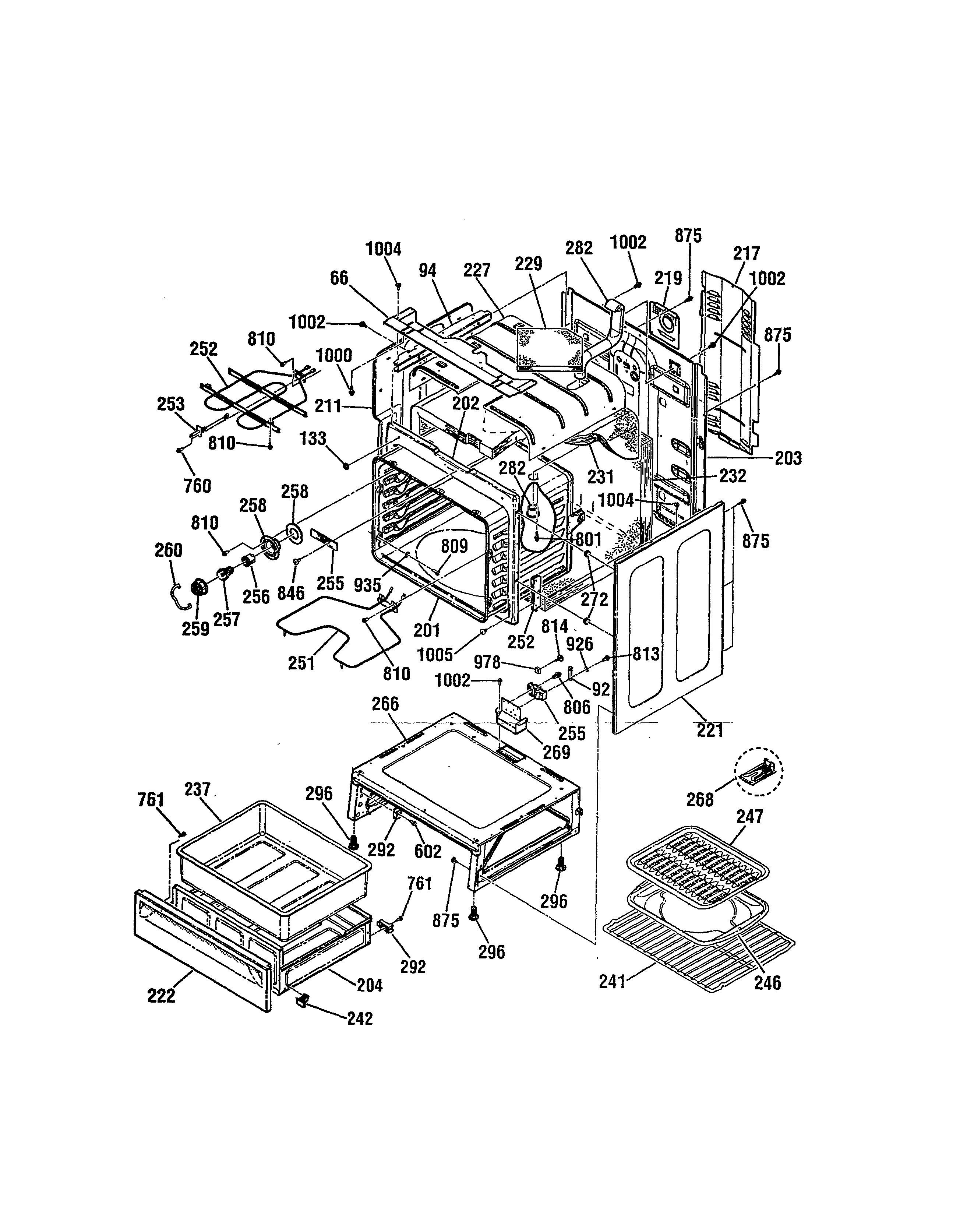 Kenmore 91195508990 body diagram