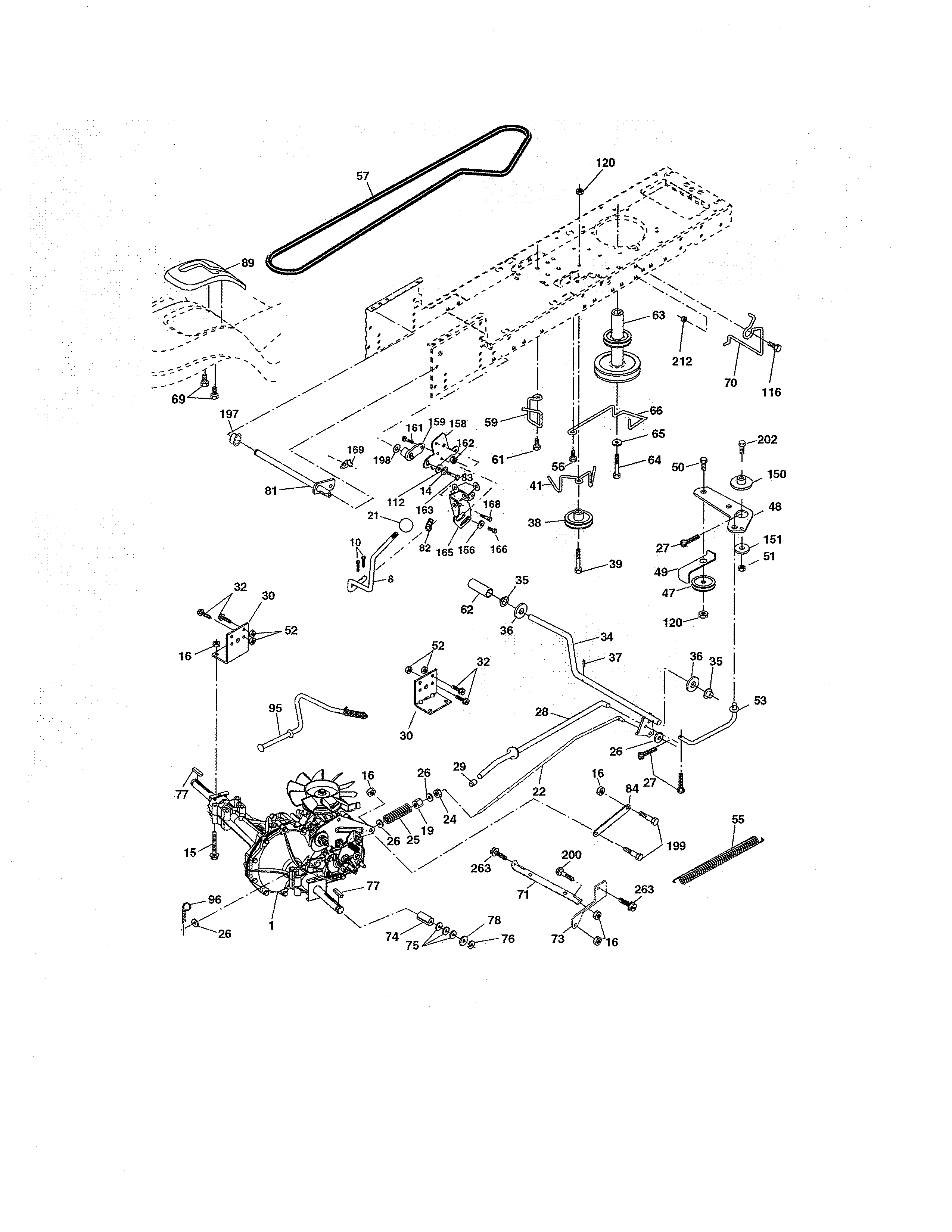 Craftsman 917274822 ground drive diagram