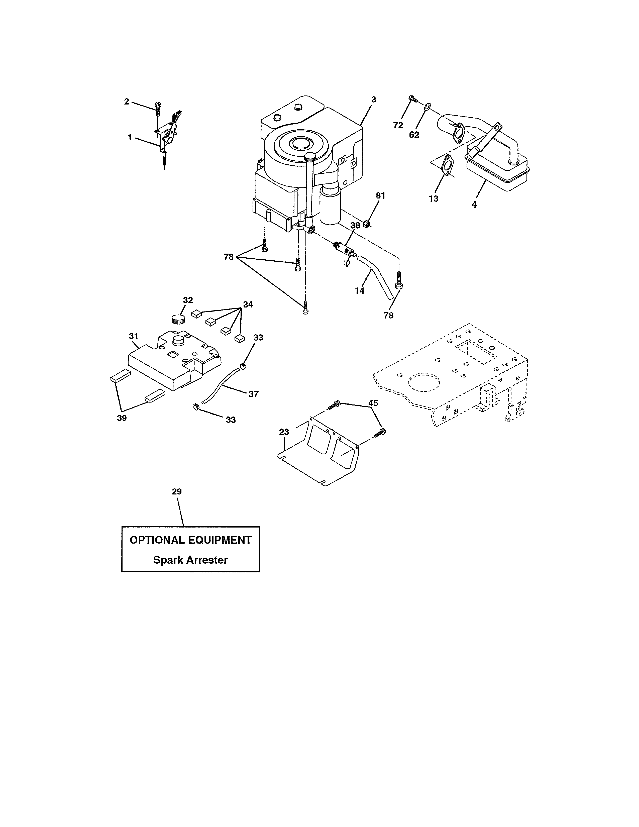 Craftsman 917274822 engine diagram