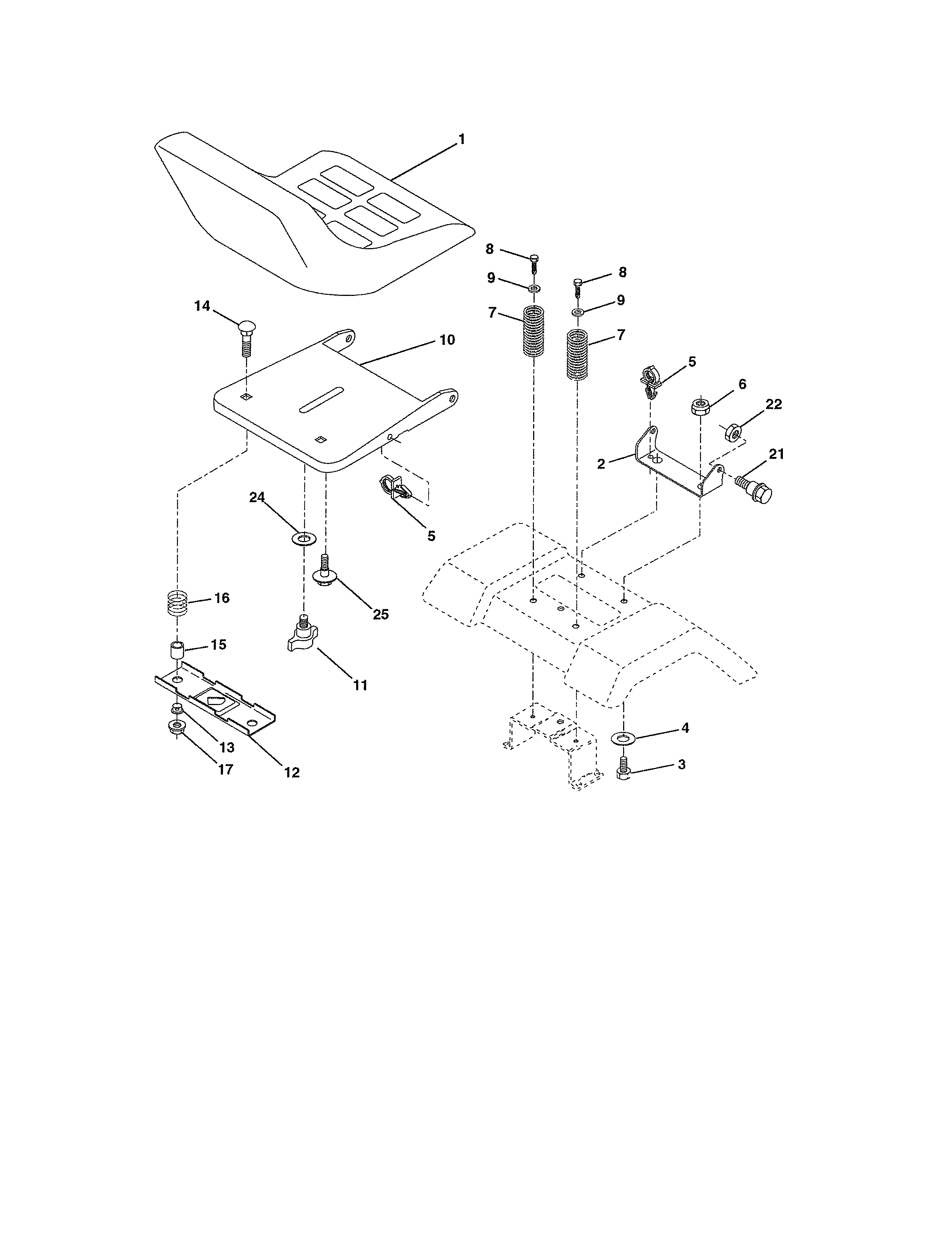 Craftsman 917274822 seat diagram