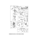 Briggs & Stratton 020531-00 carburetor/fuel tank/muffler diagram