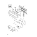 Frigidaire FGGF304DLB3 backguard diagram
