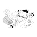 Craftsman 9179994A drive control/gear case/wheels diagram
