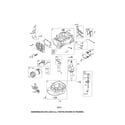 Craftsman 9179994A cylinder/crankshaft/sump diagram