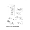Craftsman 9179994A carburetor/fuel tank/muffler diagram