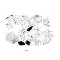 Craftsman 917255502 engine/housing/handle diagram