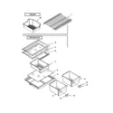 Kenmore 10670932901 shelf diagram