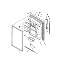 Kenmore 10678905890 refrigerator door diagram