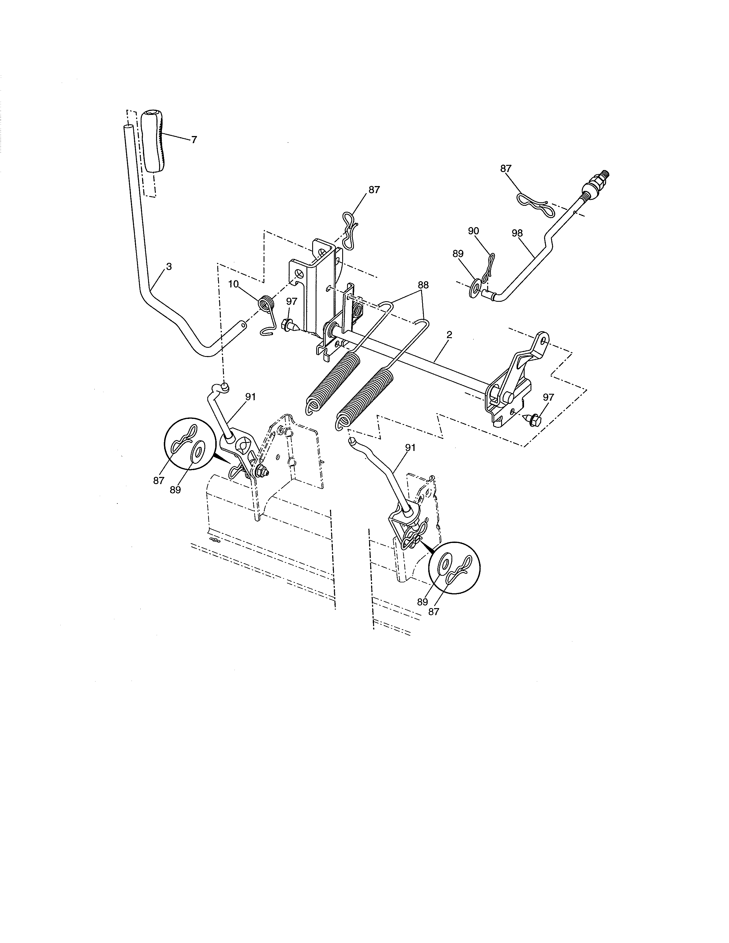 Craftsman 917288582 lift diagram