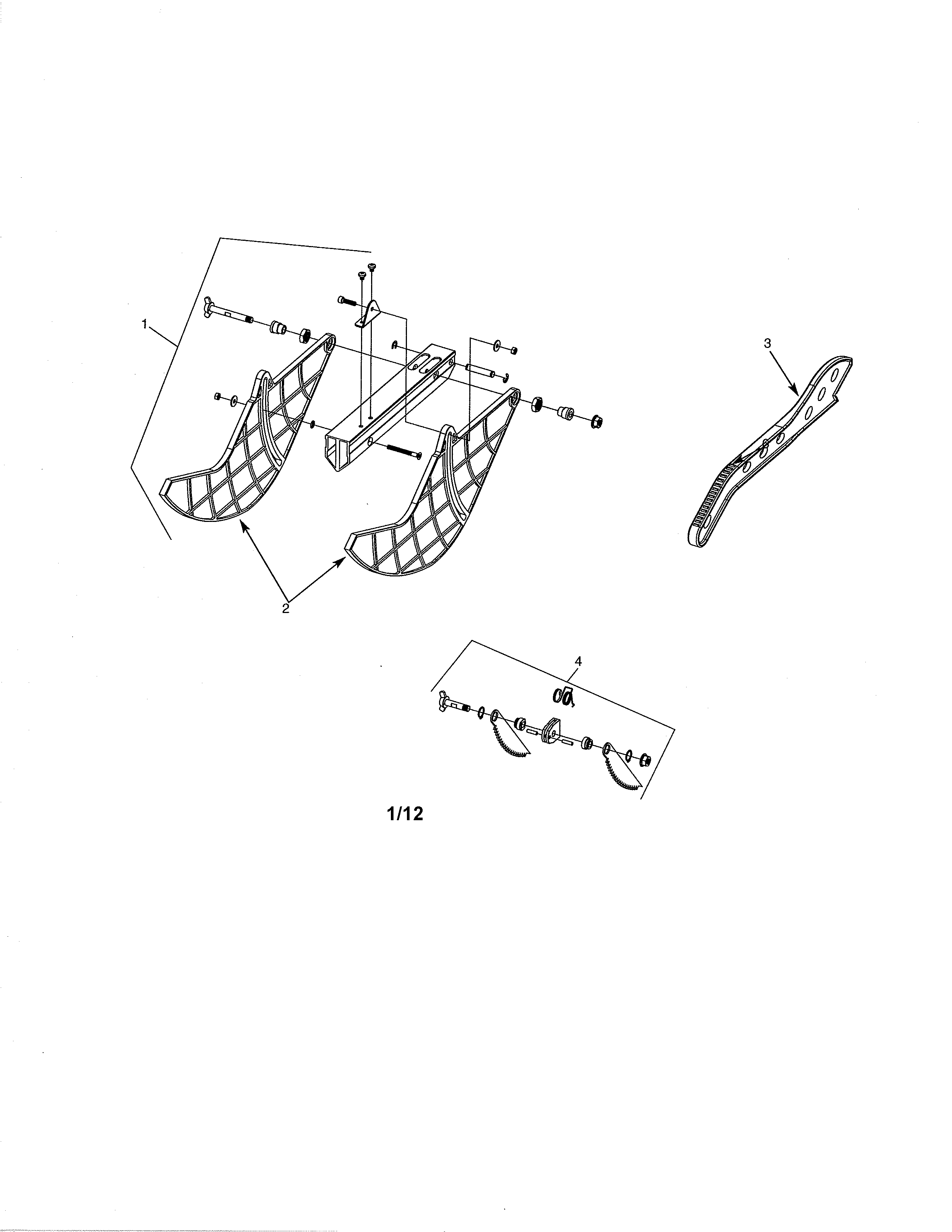 Craftsman 351228051 blade guard diagram