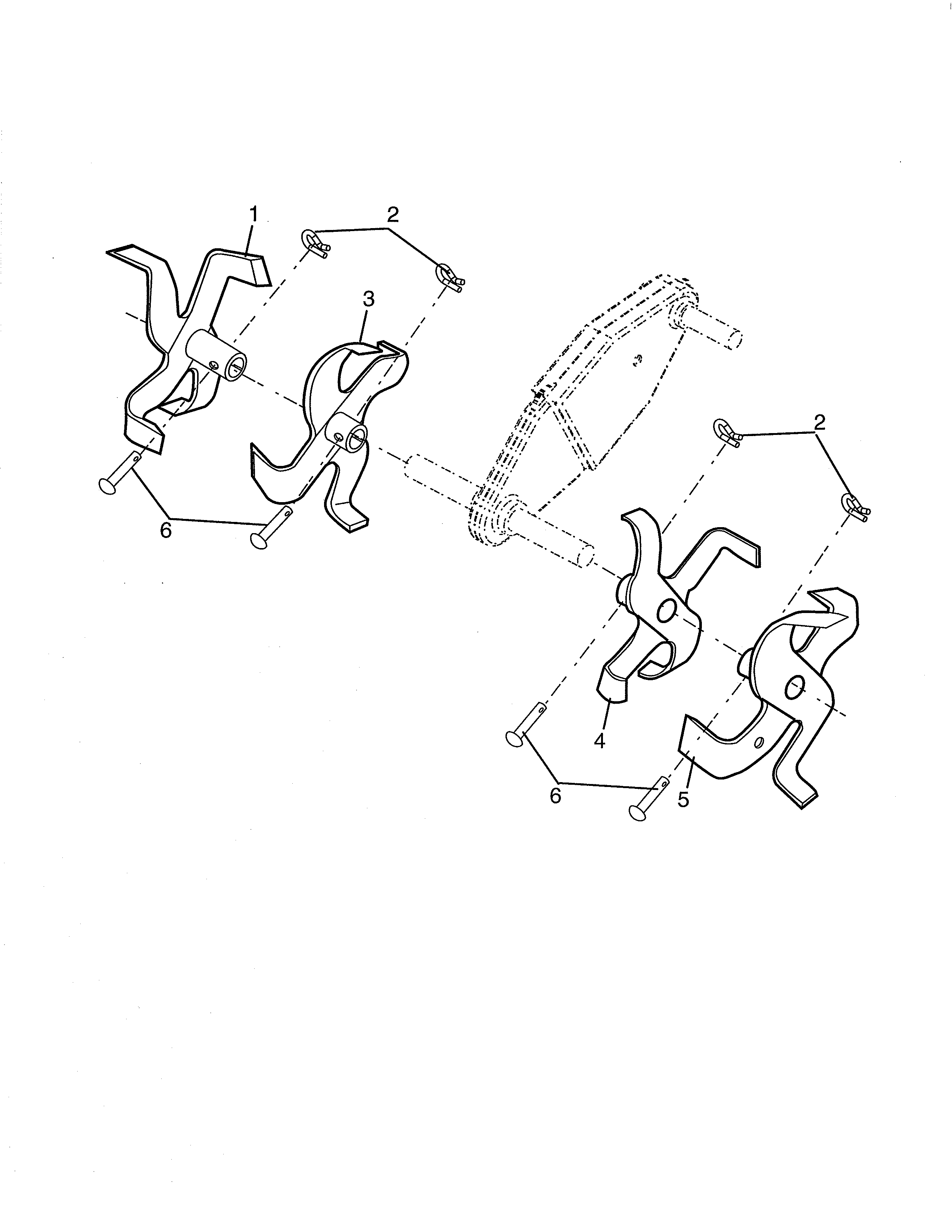 Craftsman 91725009 tine diagram