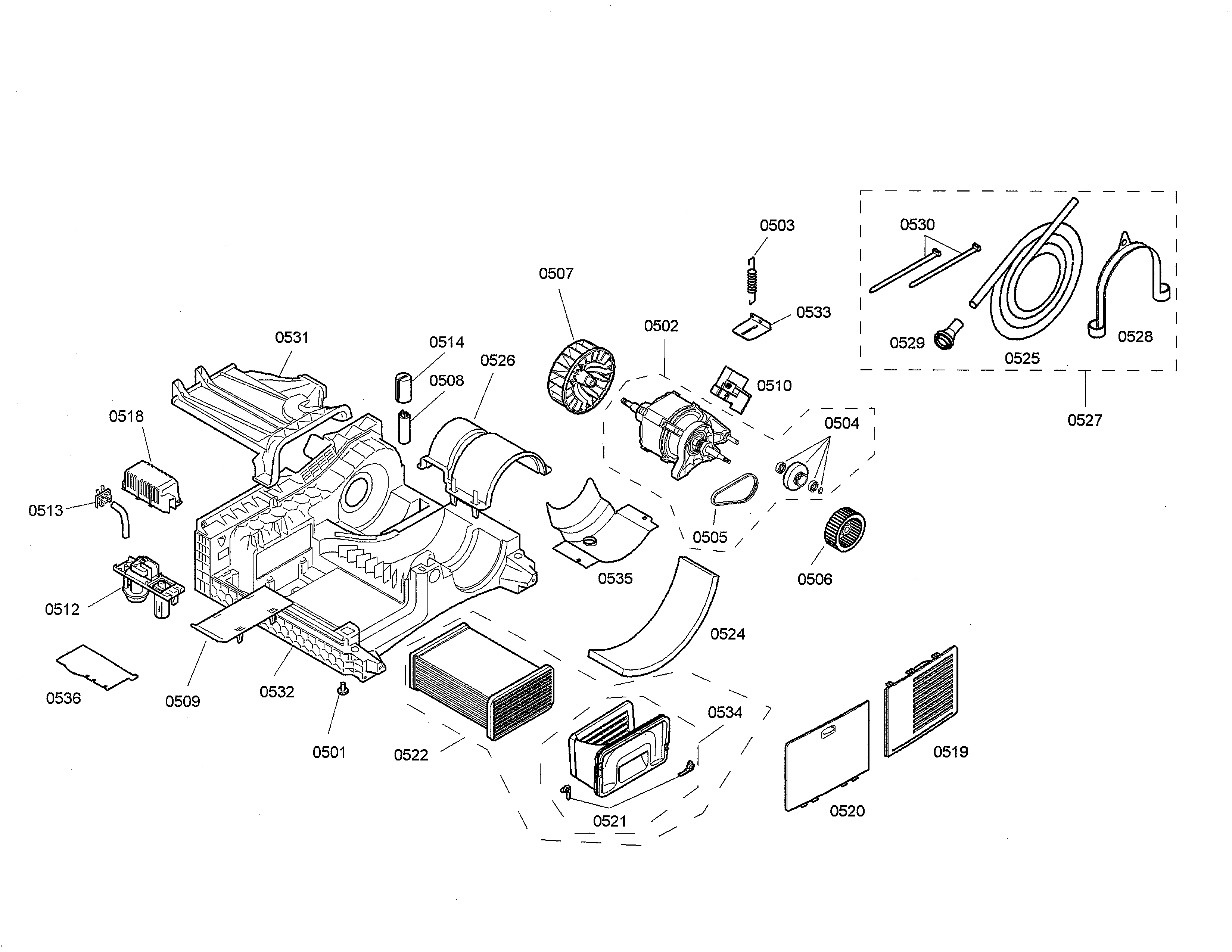 Bosch WTE86300US/02 motor/heater diagram