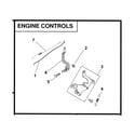 Kohler XT149-0311 engine controls diagram