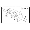 Kohler XT149-0311 exhaust diagram