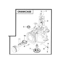Kohler XT149-0311 crankcase diagram