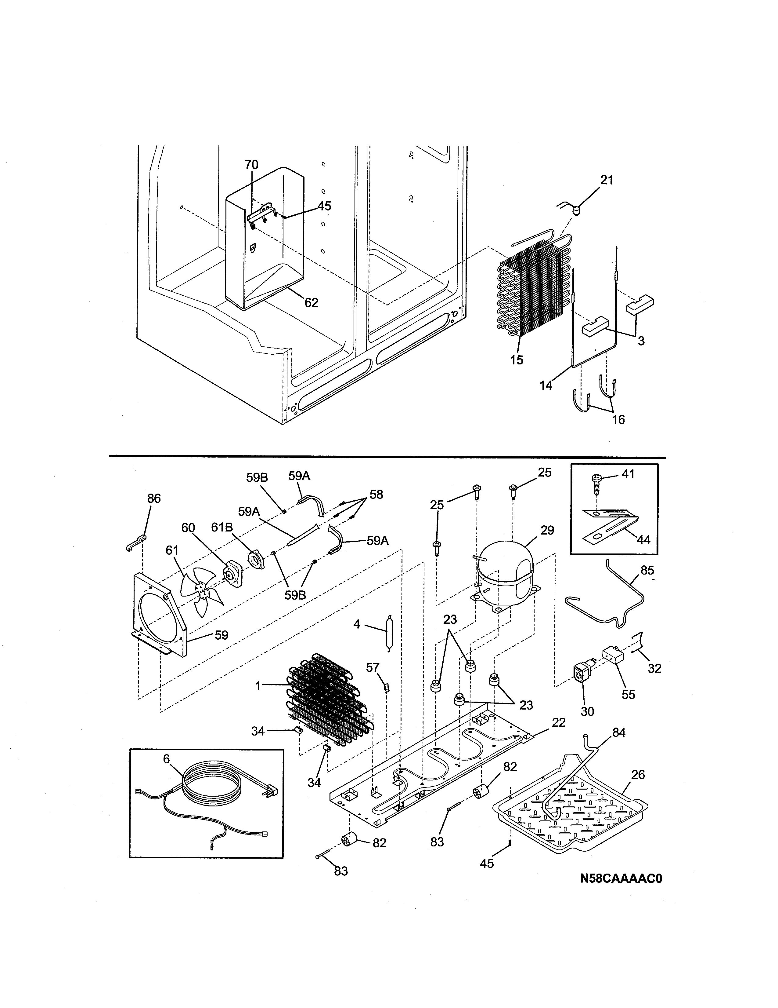 Kenmore 25344352403 system diagram