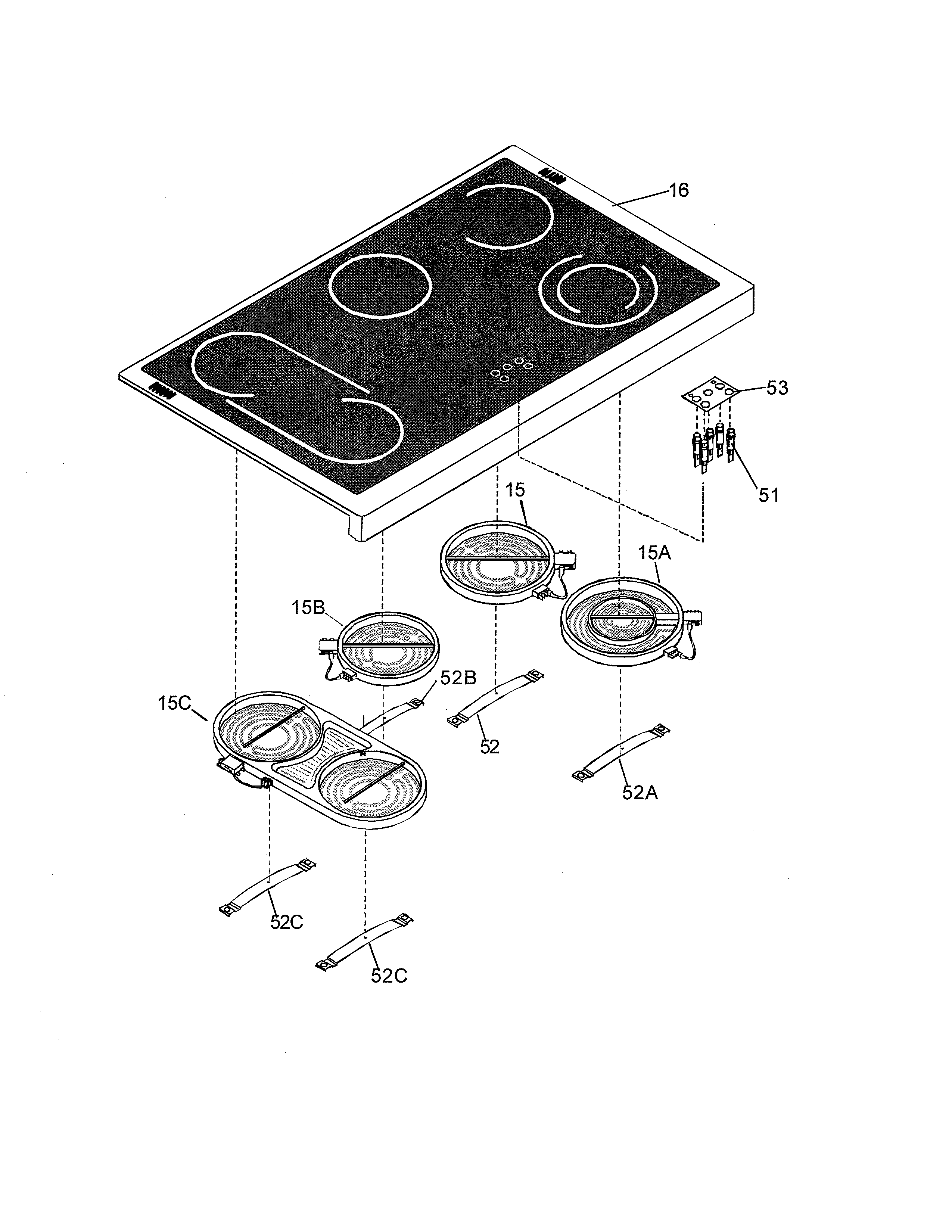 Kenmore Elite 79099503991 top diagram
